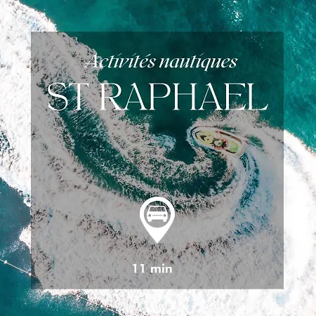 Capraphea T2 With Seaview,balcony,parking,ac,wifi. * Saint-Raphaël