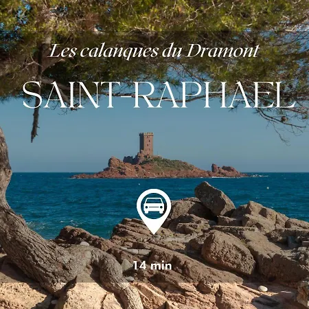 Lejlighed Capraphea T2 With Seaview,balcony,parking,ac,wifi. Saint-Raphaël