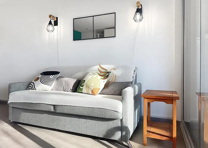 Capraphea T2 With Seaview,balcony,parking,ac,wifi. Апартаменты Сен-Рафаэль